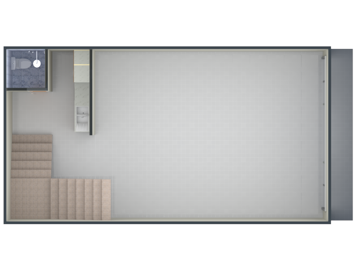 Denah Lantai 1 Ruko Type 115